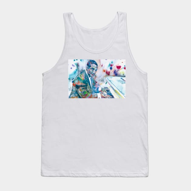 DUKE ELLINGTON watercolor portrait Tank Top by lautir